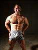 See this muscular fitness model jock flex his muscles for you while wearing lycra biker shorts, thong and sexy g-strings!